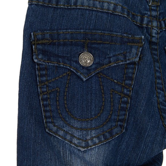 True Religion Lightly Distressed Low-Mid Rise Jeans Women's Size 29 - Picture 6 of 11